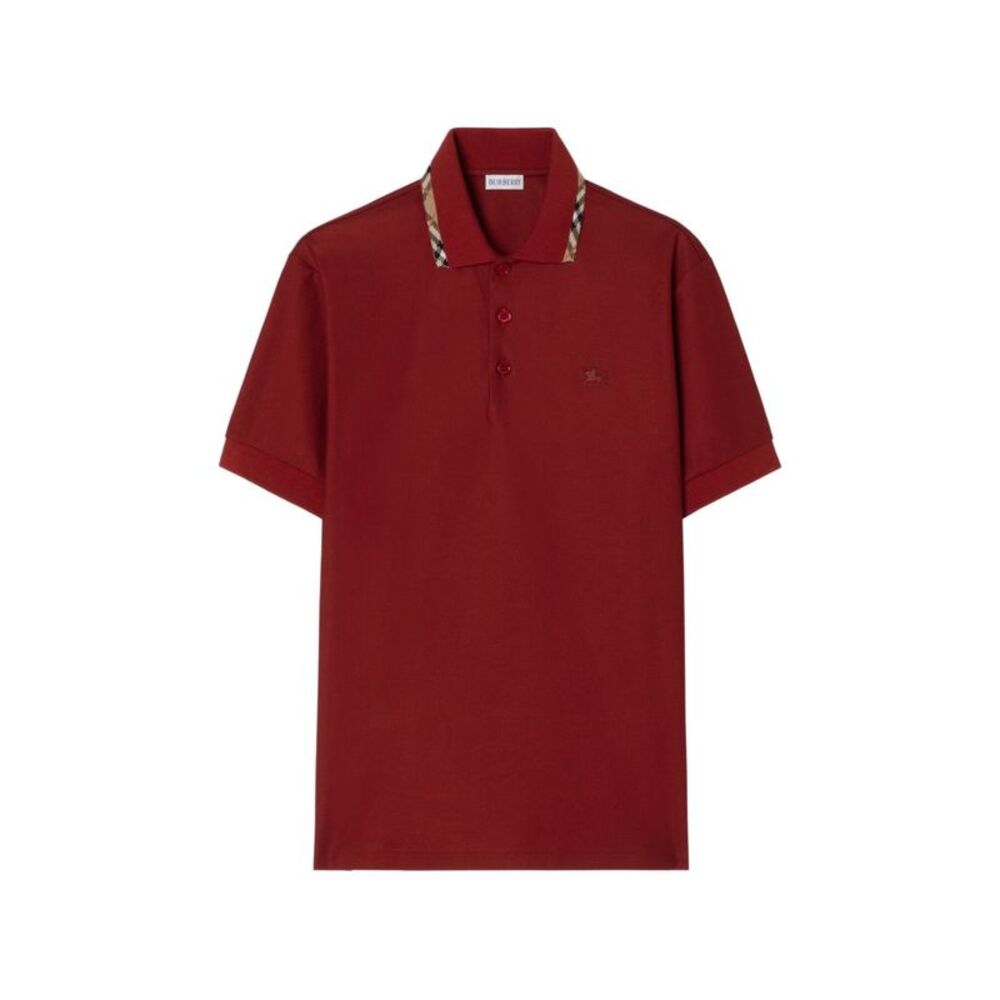 Burberry Men Logo Cotton Polo Shirt